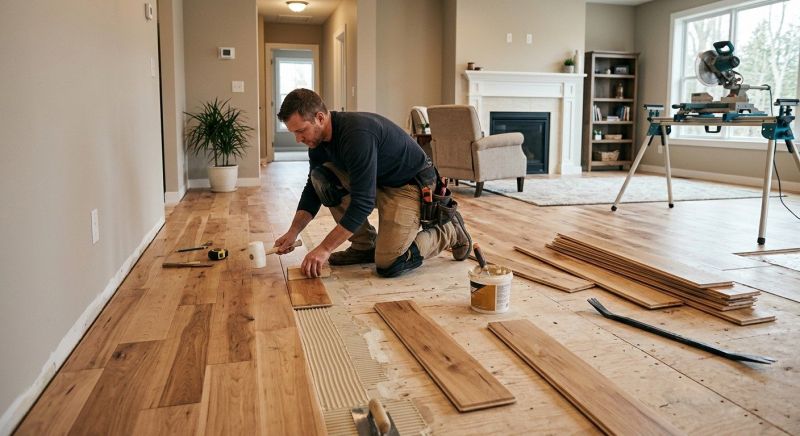 Engineered Wood Installation in Wright County, MN