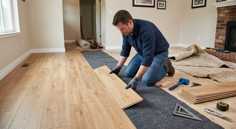 Laminate Floor Remodeling in Wright County, MN