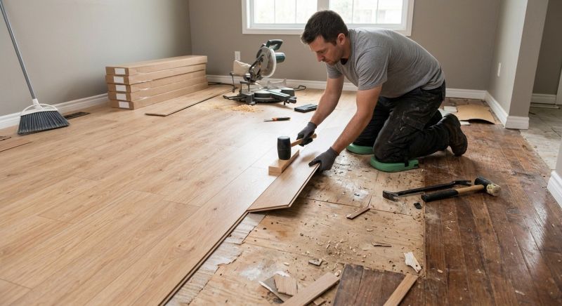 Laminate Floor Replacement in Elk River, MN