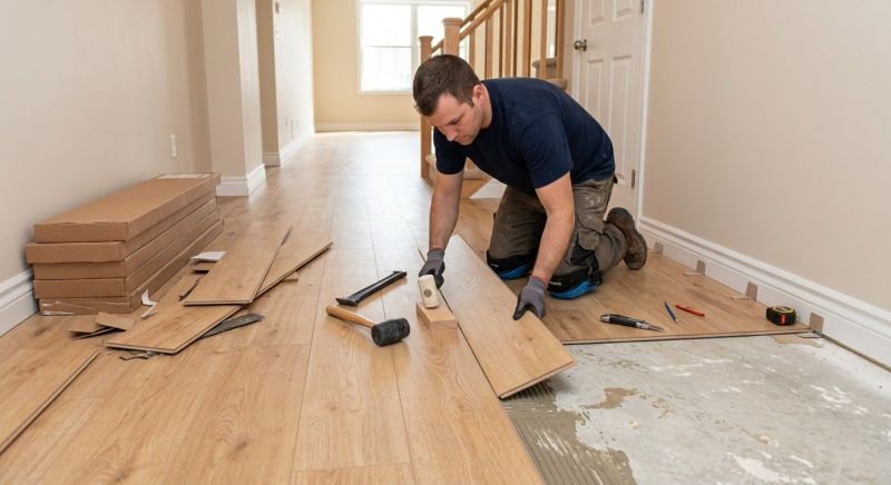 Laminate Floor Replacement in Mayer, MN