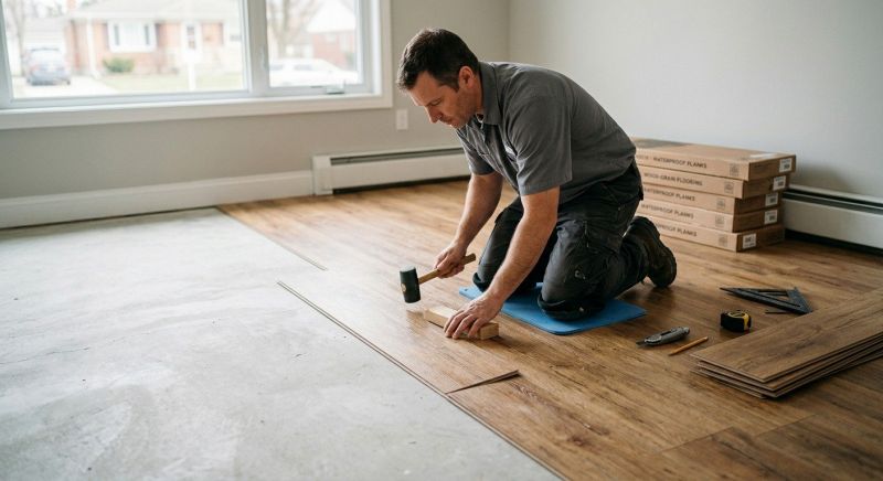 Linoleum Floor Installation in Champlin, MN