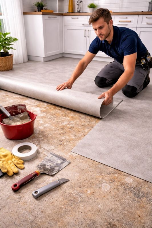 Linoleum Floor Installation in Excelsior, MN