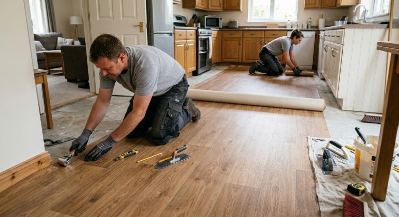 Linoleum Floor Installation in Wright County, MN