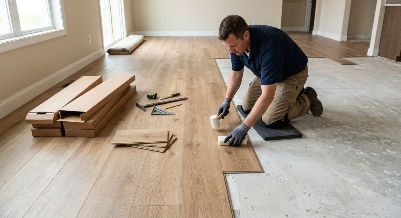 Luxury Vinyl Tile Installation in Cokato, MN