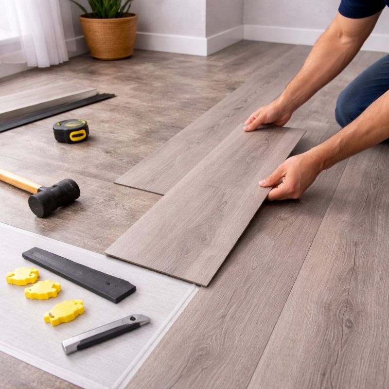 Luxury Vinyl Tile Installation in Wright County, MN