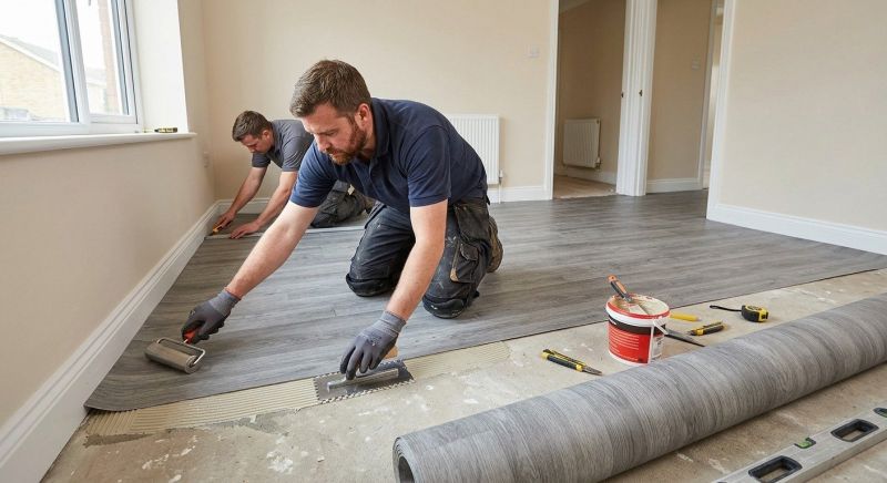Sheet Flooring Installation in Wright County, MN