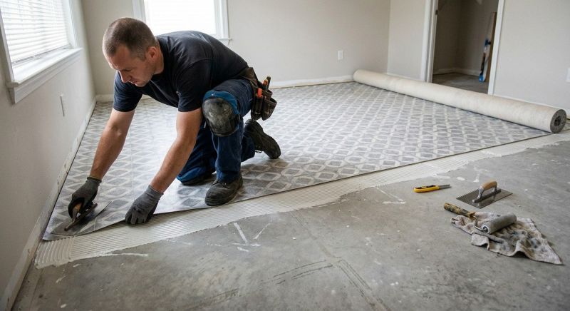 Sheet Flooring Installation in Mayer, MN