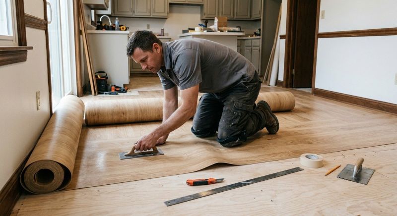 Sheet Flooring Installation in Mound, MN