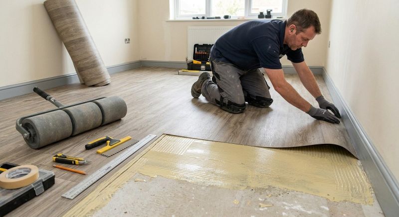 Sheet Vinyl Installation in Champlin, MN