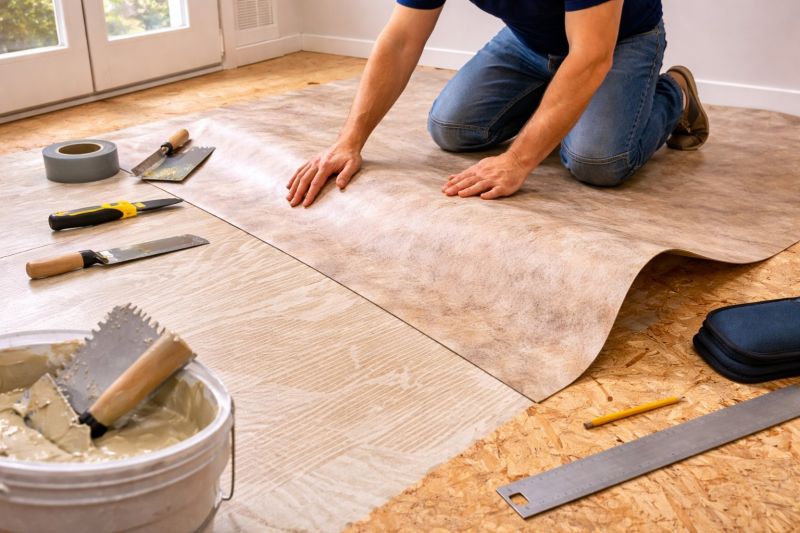 Sheet Vinyl Installation in Champlin, MN