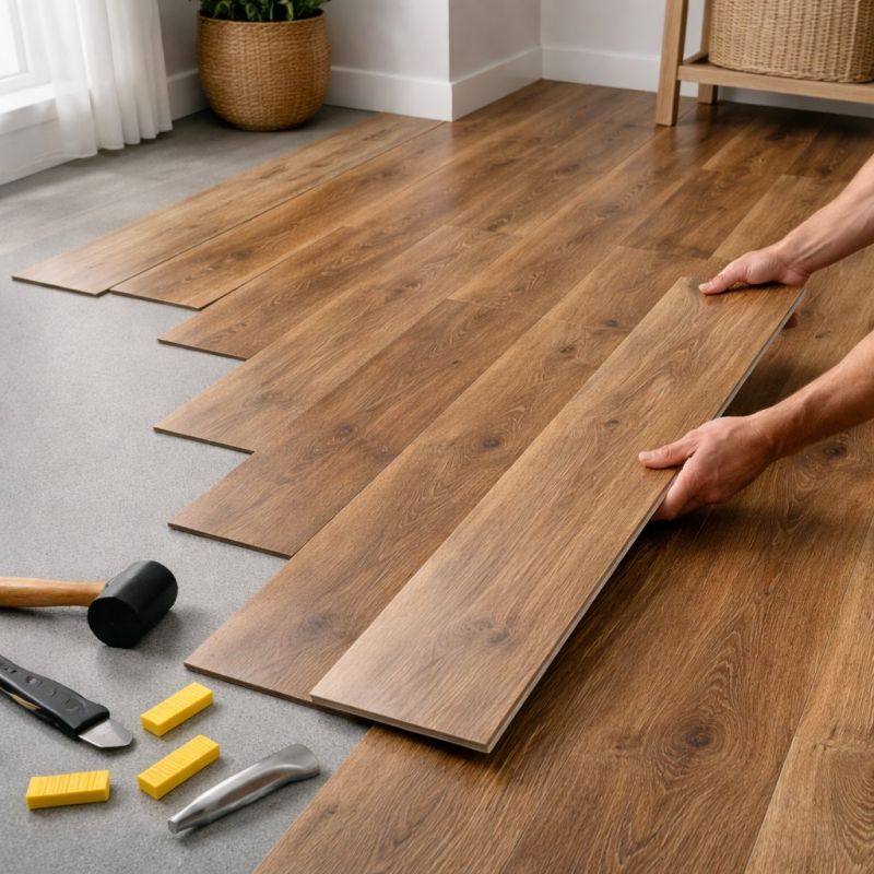 Vinyl Plank Floor Installation in Wright County, MN